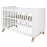 Baby bed 60x120 Gaspard white/wood