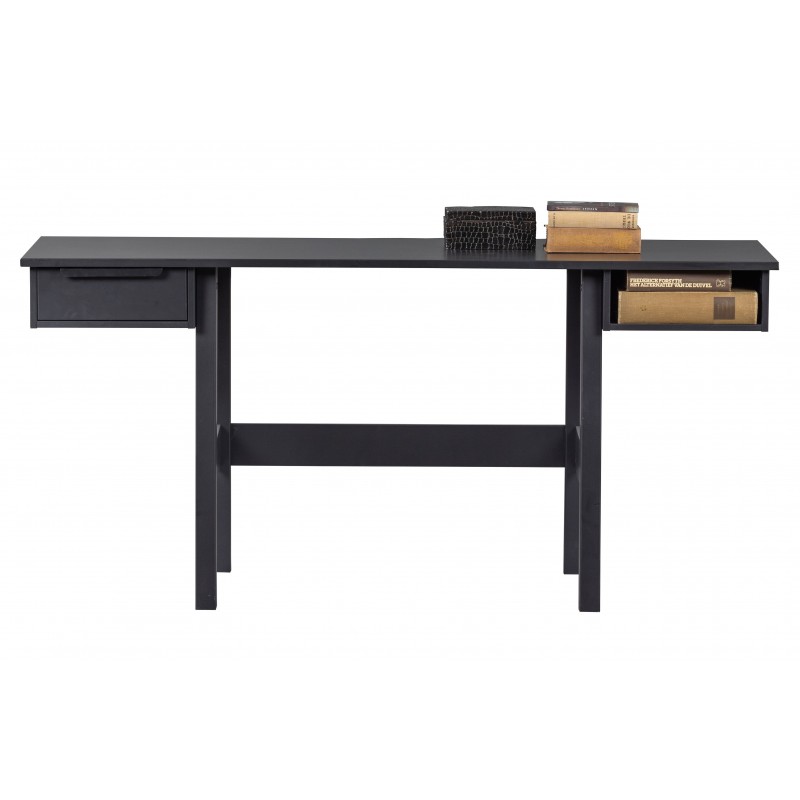 desk in solid pine edgar black 3