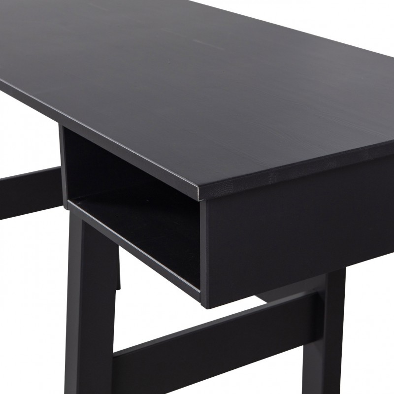desk in solid pine edgar black 5