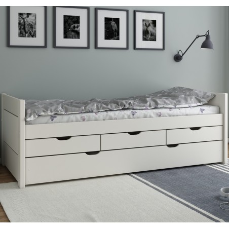 pullout bed and 3 drawers leopold