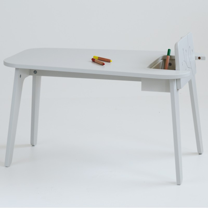 table pour enfant en bois blanc