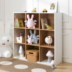 https://www.alfredetcompagnie.com/13415-home_default/bookcase-9-compartments-100x100x35-white.jpg