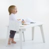 Chaise enfant en bois blanc