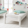 kids bed in solid wood 90x200 with bed base