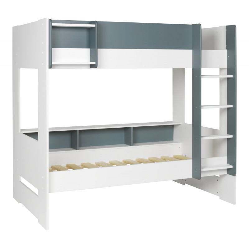 Bunk bed with storage space