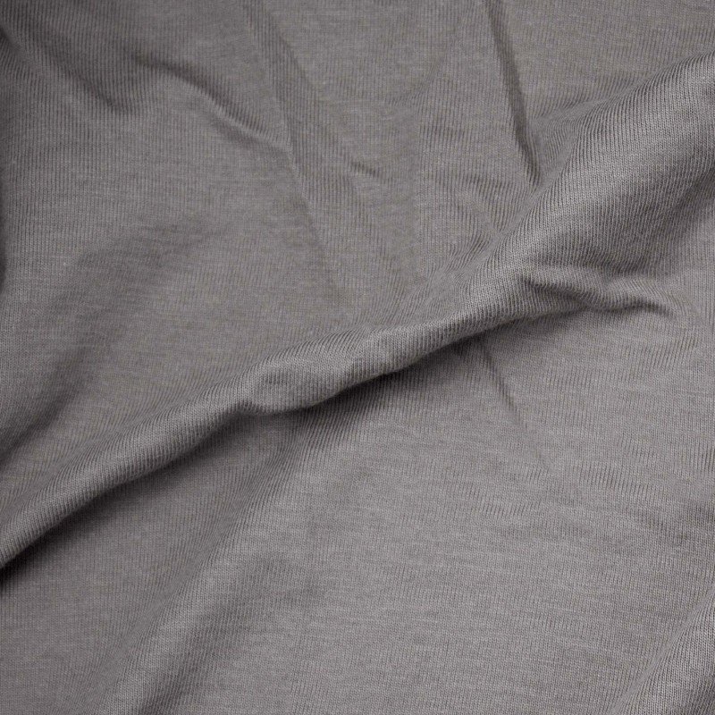 Grey Organic Cotton Fitted Sheet 140x200