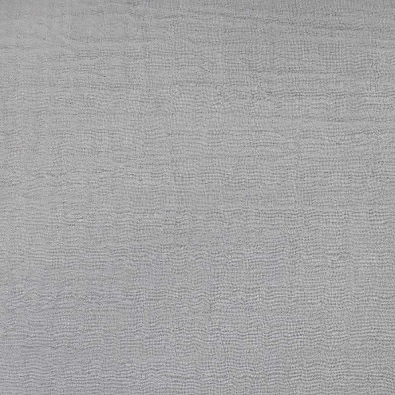 parure de lit coton bio froissé gris 240x260