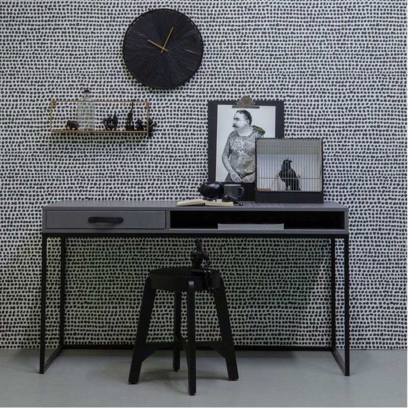 desk in pine grey