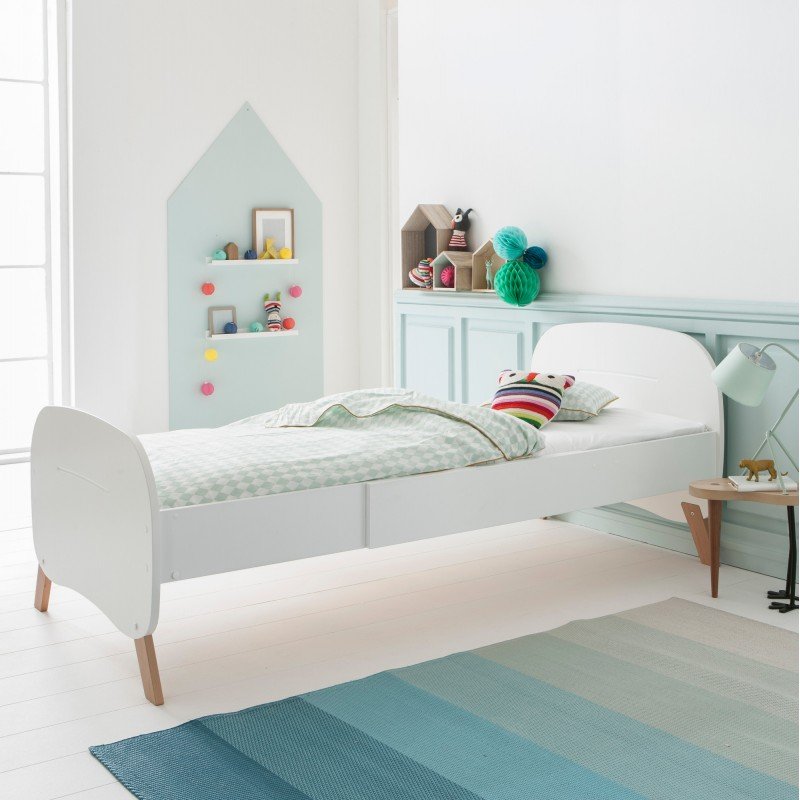 Lit évolutif 90x140/170/200 blanc Maelys