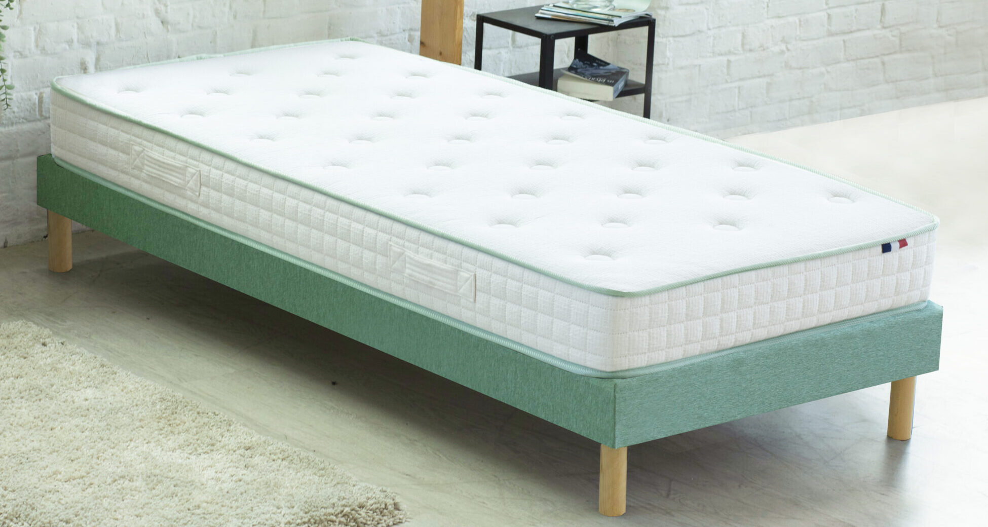 Matelas latex naturel 90x200x19 NATURA